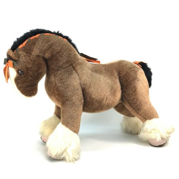 HERMES Elmy PM Horse pony Plush Doll object Brown - Picture 3 of 10
